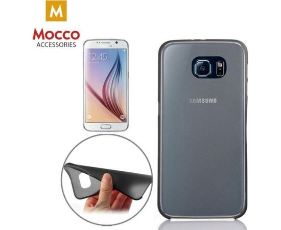 Mocco Ultra Back Case 0.3 mm Aizmugurējais Silikona Apvalks Priekš Huawei P9 Lite Mini / Y6 Pro (2017) / Nova Lite (2017) Caurspīdīgs-Melns