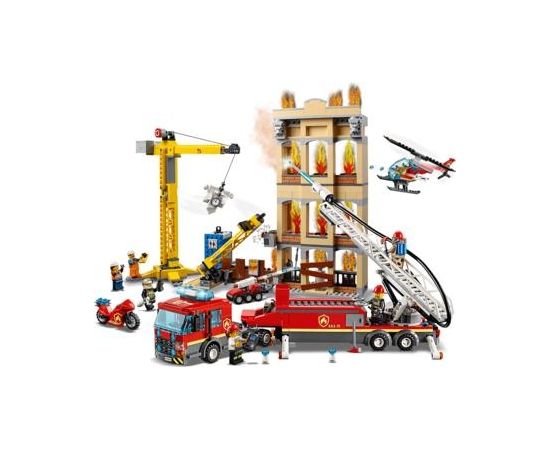 60216 LEGO® City Fire Pilsētas centra ugunsdzēsēju brigāde