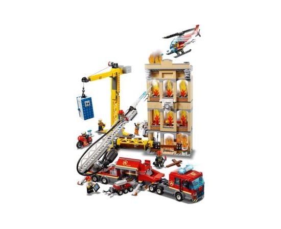 60216 LEGO® City Fire Pilsētas centra ugunsdzēsēju brigāde