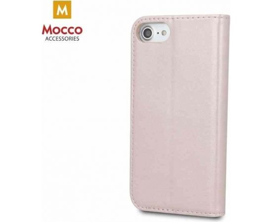 Mocco Smart Magnetic Book Case Grāmatveida Maks Telefonam Huawei Y5 / Y5 Prime (2018) Rozā