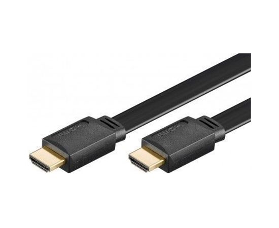 Goobay 31927 High Speed HDMI™ FLAT-cable with Ethernet, gold plated, 2m Goobay