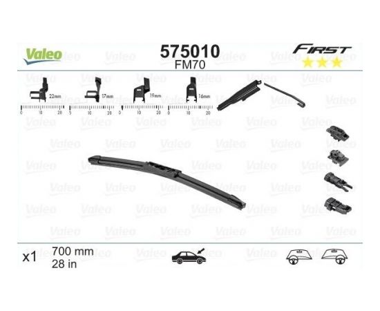 Valeo Logu tīrītāja slotiņa 575010