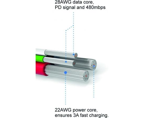 Swissten Textile Quick Charge Универсальный Micro USB Кабель данных 2.0m Золотой