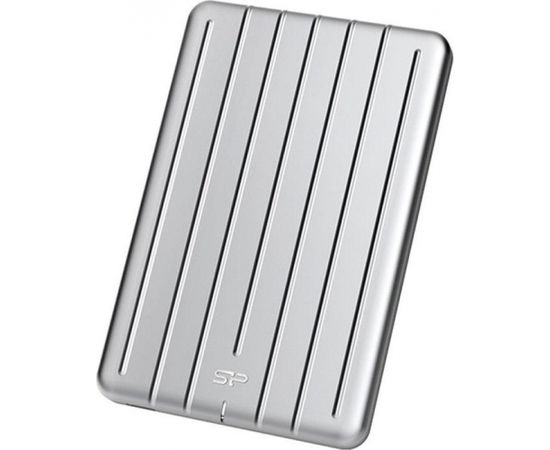 External HDD Silicon Power Armor A75 2.5'' 2TB USB 3.1, thin, shockproof, Silver