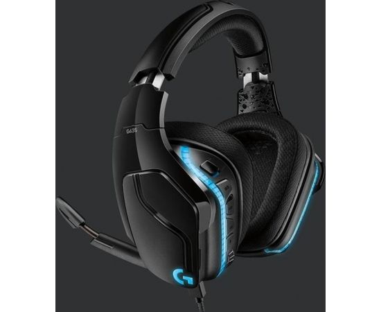 Logitech Gaming Headset G635 7.1 Surround Sound LightSync, USB, Black