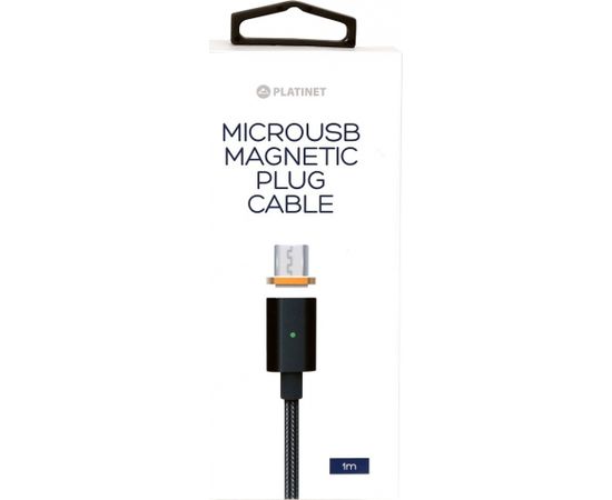 Platinet cable microUSB 1m magnetic (PUCMPM1)