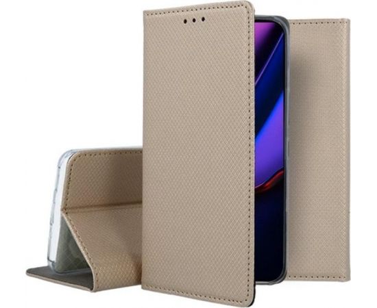 Mocco Smart Magnet Book Case Grāmatveida Maks Telefonam Apple iPhone 11 Pro Zeltains