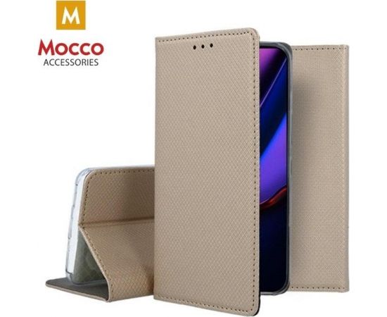 Mocco Smart Magnet Book Case Grāmatveida Maks Telefonam Apple iPhone 11 Pro Max Zeltains