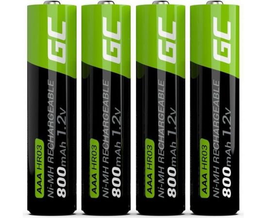 Green Cell 4x Akumulator AAA HR03 800mAh