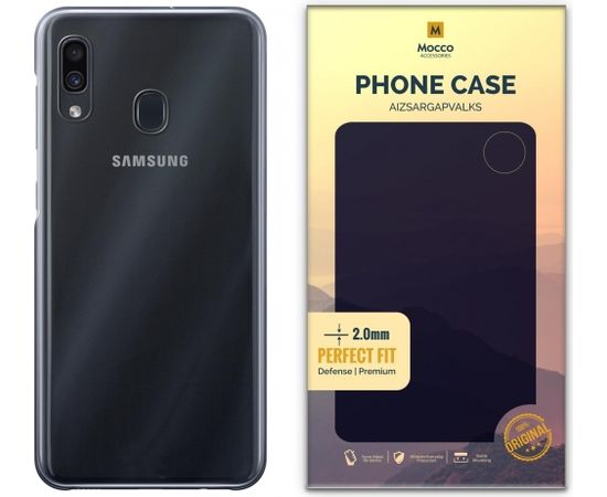 Mocco Original Clear Case 2mm Силиконовый чехол для Samsung A305 Galaxy A30 Прозрачный (EU Blister)