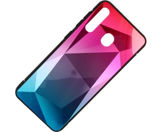 Mocco Stone Ombre Back Case Silikona Apvalks Ar Krāsu Gradientu Priekš Apple iPhone X / XS Rozā - Zils