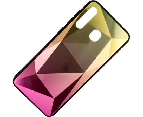 Mocco Stone Ombre Силиконовый чехол С переходом Цвета Apple iPhone 11 Pro Max Желтый - Розовый