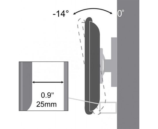 Sbox Tilting Flat Screen LED TV Mount 23