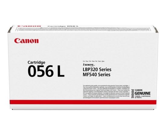 Canon 056L Toner cartridge, Black