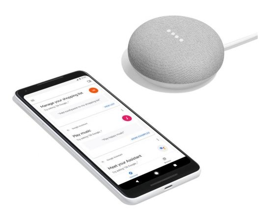 Google Home Mini chalk