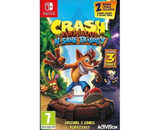 Activision/blizzard SWITCH Crash Bandicoot N. Sane Trilogy incl. 2 Bonus Levels