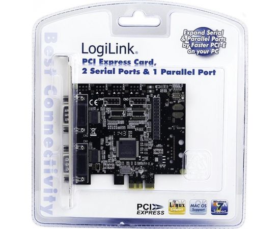 Logilink 2 x serial (COM), 1 x parallel (LPT) PCIe