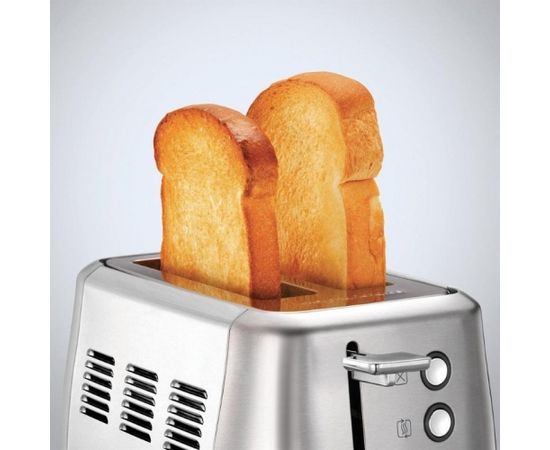 Morphy richards Evoke Toaster 224406 Power 850 W, Number of slots 2, Housing material Stainless steel, Brushed stainless steel