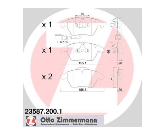 Zimmermann Bremžu kluči 23587.200.1