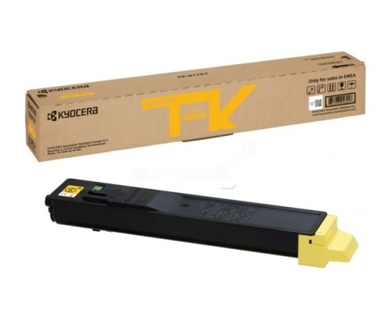 Kyocera toner cartridge yellow (1T02P3ANL0, TK8115Y)