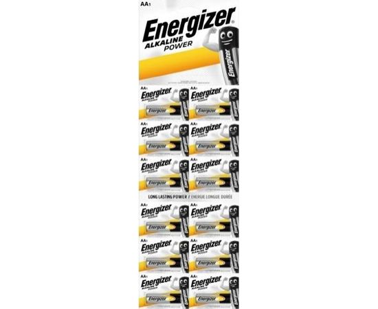 Energizer LR06-12BB Alkaline Power AA (LR6) BLISTERA IEPAKOJUMĀ 12GB.