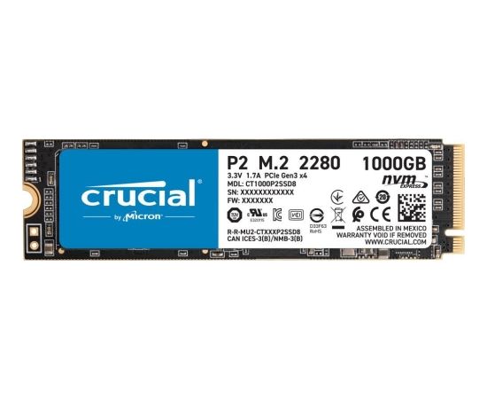 SSD M.2 2280 1TB/P2 CT1000P2SSD8 CRUCIAL