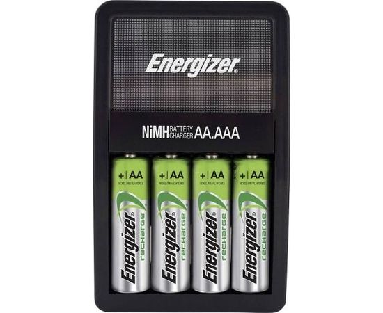 Energizer Maxi lādētājs AA/AAA ar 4 AA 2000mAh akumulatoriem