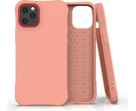 Fusion Solaster Back Case Silikona Aizsargapvalks Apple iPhone 12 / 12 Pro Oranžs