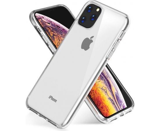 Fusion Ultra Back Case 2 mm Izturīgs Silikona Aizsargapvalks Priekš Apple iPhone 11 Pro Caurspīdīgs