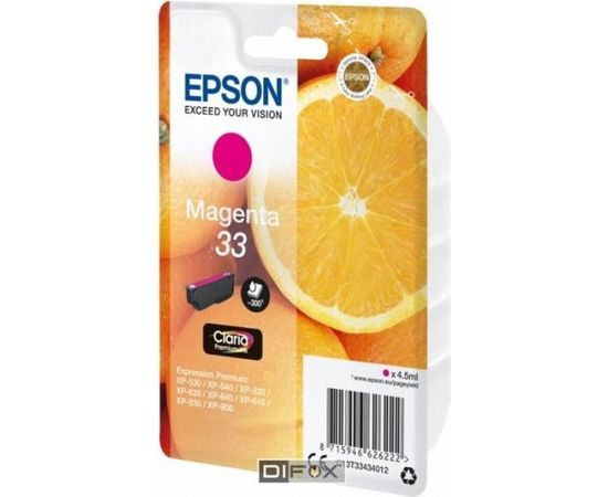 Epson ink cartridge magenta Claria Premium 33 T 3343