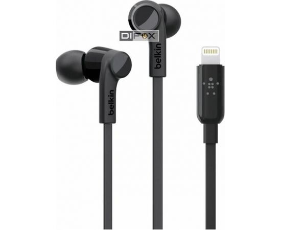 Belkin Rockstar In-Ear Headphone Lightning black G3H0001btBLK