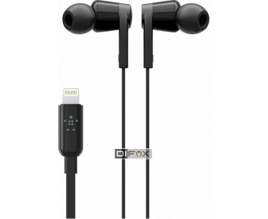 Belkin Rockstar In-Ear Headphone Lightning black G3H0001btBLK