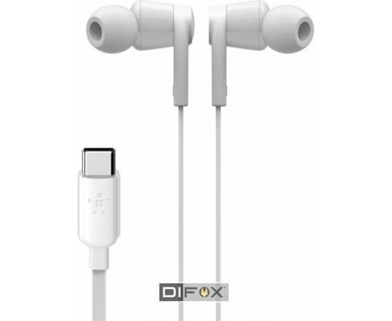 Belkin Rockstar In-Ear Headphone USB-C Connector wh. G3H0002btWHT