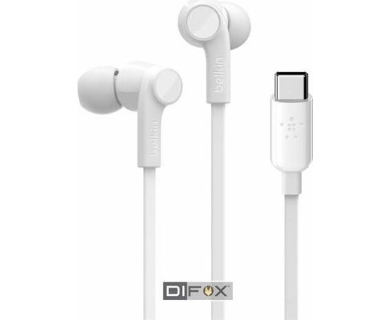 Belkin Rockstar In-Ear Headphone USB-C Connector wh. G3H0002btWHT