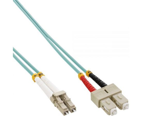 InLine Patchcord światłowodowy LC/SC, 50/125µm, OM3 35m (88635O)