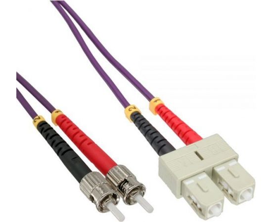 InLine Patchcord światłowodowy SC/ST, 50/125µm, OM4 0.5m (82504P)