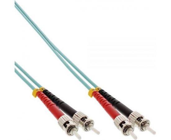 InLine Patchcord światłowodowy ST/ST, 50/125µm, OM3 0.5m (81555O)