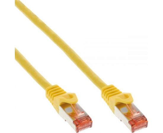 InLine Patchcord S/FTP, PiMF, Cat.6, 250MHz, halogen free, żółty 10m (76900Y)