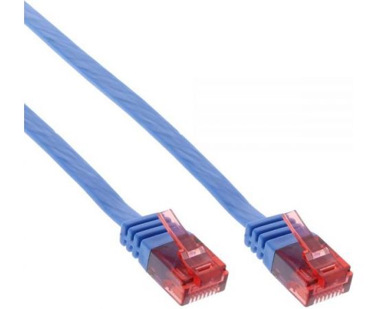 InLine Ultraslim Patchcable U/UTP, Cat.6, niebieski, 7m (71607B)