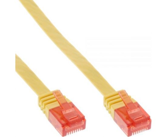 InLine Ultraslim Patchcable U/UTP, Cat.6, żółty, 10m (71600Y)