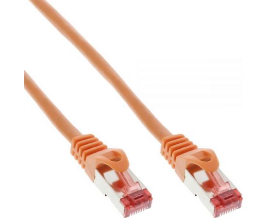 InLine Patchcord S/FTP, PiMF, Cat.6, PVC, pomarańczowy 15m (76415O)