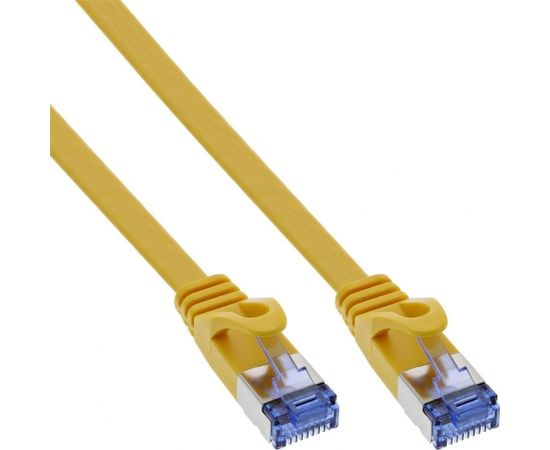 InLine InLine Flat Patch kabel, U/FTP, Cat.6A, żółty, 10m