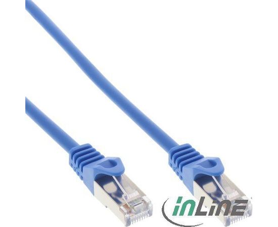 InLine Patchcord, Cat.5e, SF/UTP, 10m, niebieski (72500B)