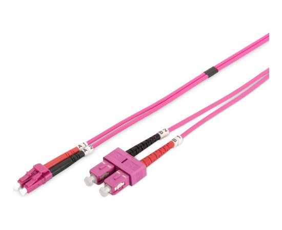 Digitus Patchcord Światłowodowy LC -> SC OM4, 2m (DK-2532-02-4)