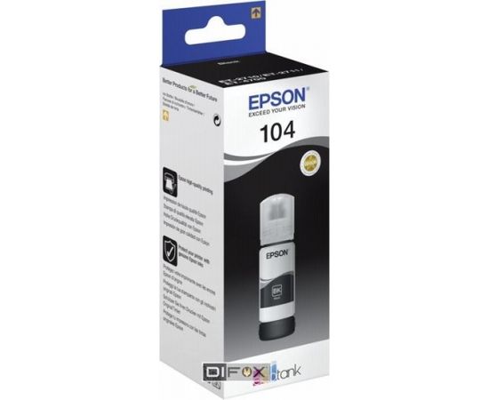 Epson EcoTank black T 104 65 ml       T 00P1