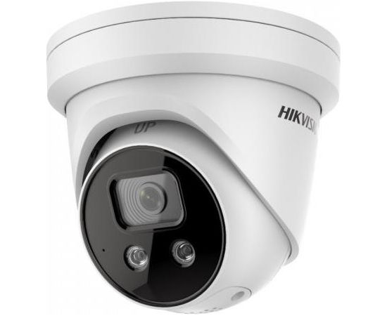 Hikvision IP Dome DS-2CD2346G2-ISU/SL F2.8/4MP/2.8mm/103°/Powered by DARKFIGHTER/H.265+/IR up to 30m/White