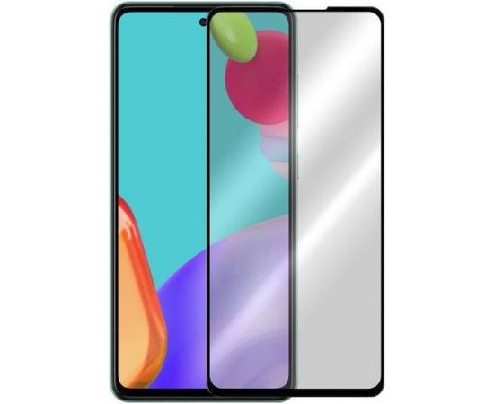 Fusion 5D aizsargstikls pilnam ekrānam Samsung A526 Galaxy A52 melns