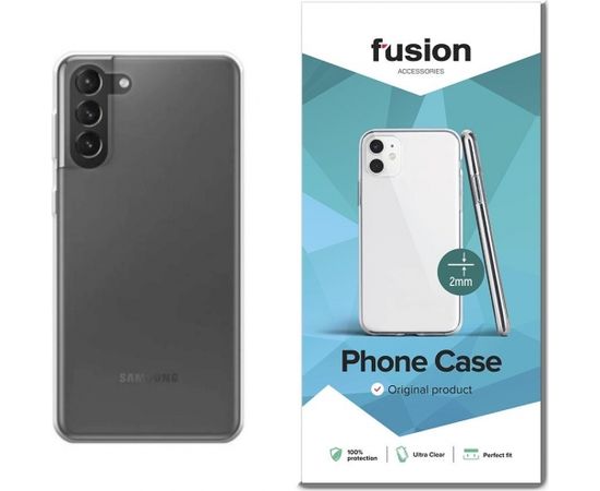 Fusion ultra clear series 2 mm силиконовый чехол для Samsung G996 Galaxy S21 Plus 5G прозрачный (EU Blister)