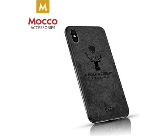 Mocco Deer Case Силиконовый чехол для Samsung A920 Galaxy A9 (2018) Черный (EU Blister)
