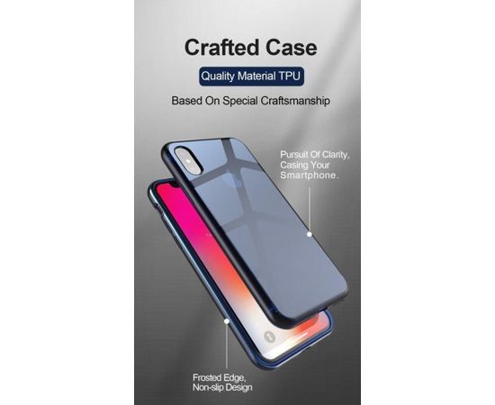 Dux Ducis Light Case Premium Izturīgs Silikona Aizsargapvalks Priekš Apple iPhone 7 / 8 Caurspīdīgi- Zils